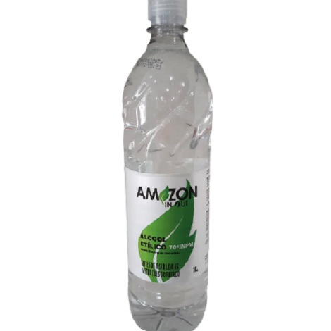 Álcool Etílico Hidratado Amazon In Out 1 litro BK
