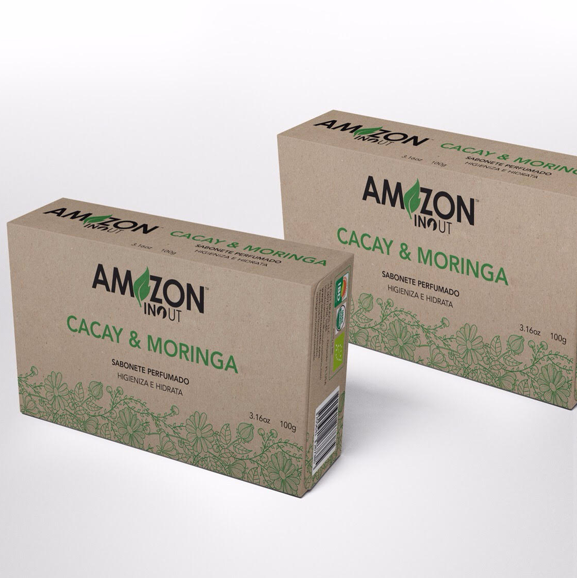 Cacay and Moringa's Oil Vegetable Soap Amazon In Out 100g